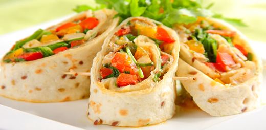 recipe image Wrapp z pieczonymi warzywami